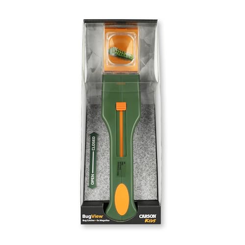 Carson BugView 5X Magnifying Glass Quick-Release Bug Catcher Indoor and Outdoor Tool for Kids or Adults (HU-10) - size: Single Pack