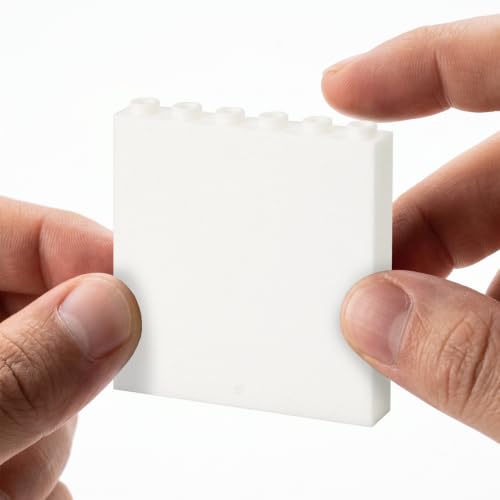 Panel 1x6x5 Bulk Pack 30 Pieces Wall Element Kit Window Flat Plates - color: White
