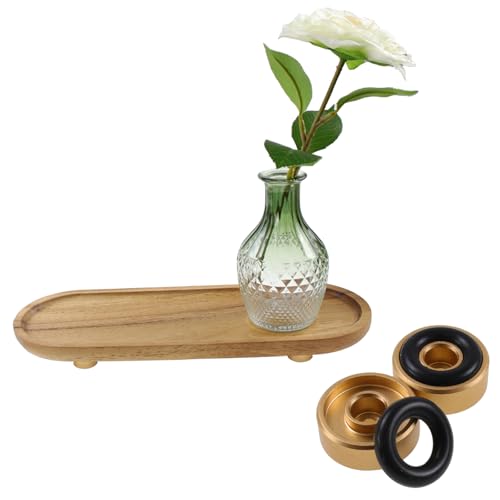 Pallet Metal Feet with Screws, 1.18 x 0.39 Inch H Butcher Block Non Slip Pads for Wood, Bamboo Cutting Board (Set of 8), Gold - color: Gold, size: 1.18 x 0.39 Inch