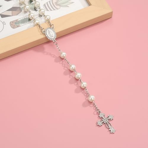 Jiali Q 20 Piece Set Rhinestone Cross Connectors and Pendants for Jewelry Making (Silver - Cross B) - color: Silver - Cross B