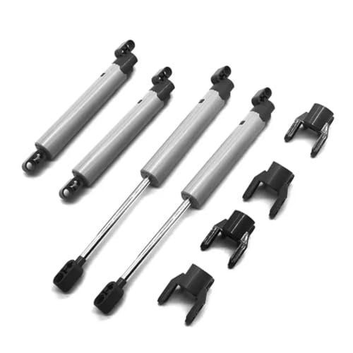 16PCS Pneumatic Technical Parts Linear Actuator & Hydraulic Pump Kit with Push Rods & Connectors for MOC Robot, Car DIY Engineering Projects Compatible with Major Building Blocks