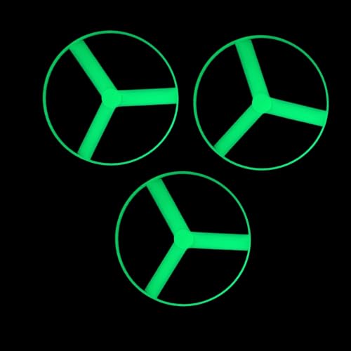 3-Pack Fans Compatible with Snap Circuits 6SCM1F M1 Motor - color: Green Glow
