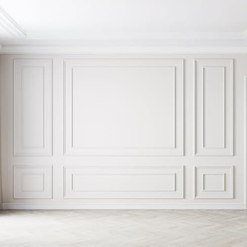 Pangda 3 Set Peel and Stick Wall Molding Kit Panel, 31x63in+78x63in - size: 31x63in+78x63in