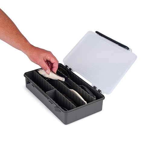 Plano StowAway 3700 Deep Stow Tackle Box, with Corrosion-Preventive Rustricor, Single Latch Design, Transparent DuraView Lid, Stackable Storage for Fishing Bait, Lures and Gear (Pack of 3) - size: 3700 Deep (Pack of 3), style: New Model