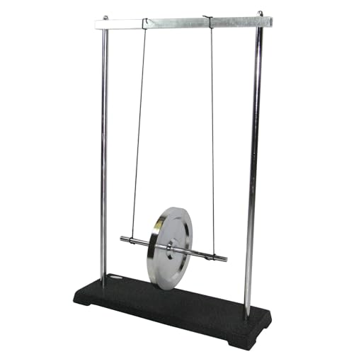 1886 Maxwell's Wheel Demonstration - Affordable STEM Science Tool for Classroom & Homeschool, Illustrates Rotational Dynamics and Energy Conservation Principles