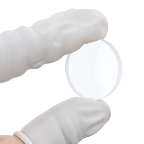 Diameter 25mm Standard-PrecisionSapphire Windows Uncoated,Thick 1mm,Optical Grade Sapphire Flat Glass Window Protection Mirror Research Experiments - size: GWH31-025-Φ25