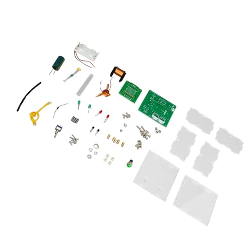 High Voltage Electromagnetic Cannon Spark Arc Generator DIY Kit Handheld Coil Toy Portable Mini with Acrylic Teaching 100V