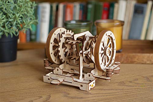 UGEARS STEM Differential Model Kit - Creative Wooden Model Kits for Adults, Teens and Children - DIY Mechanical Science Kit for Self Assembly - Unique Educational and Engineering 3D Puzzles with App - style: Differential