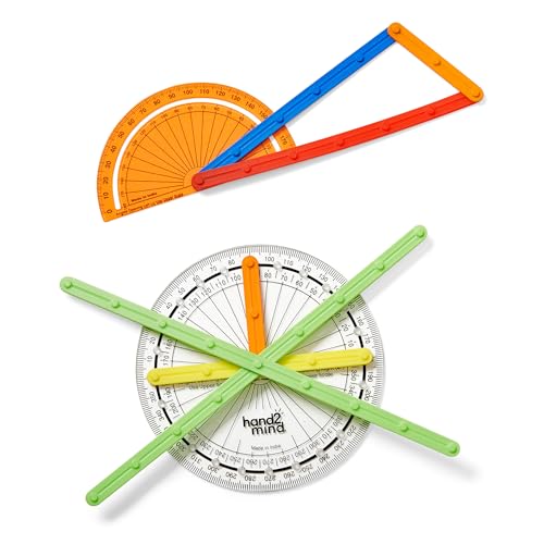 hand2mind AngLegs Small Group Set with 8 Protractors - style: Small Group Set