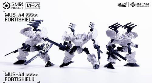 Sheik Mainland 1/60 Scale 3MIN Ventus Vector Whit Model Kit 3PCS - color: Ventus Vector White