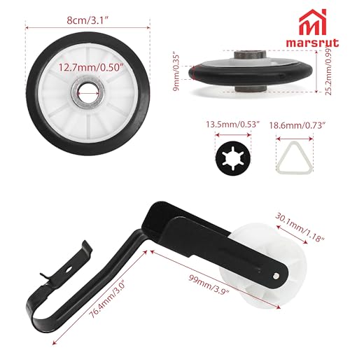 4392065 Dryer Belt Parts Fits for Whirlpool Kenmore 341241 500 70 Series 110.62702100 110.7008700 110.76842501 110.76732501 110.61804000 110.65132411 110.68332700, Idler Pulley Drum Roller Repair Kit