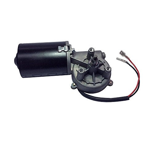 High Torque PMDC Right Angle Gear Motor 12V Reversible 50 RPM (Right Gear-Box) with Threaded Shaft - size: 12V, style: Right-Threaded Shaft