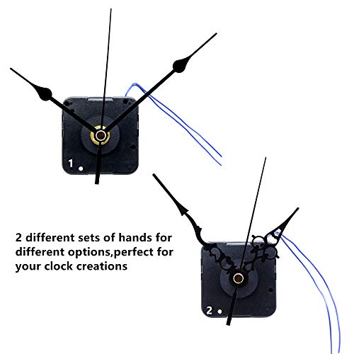 Youngtown 12888 Hour Trigger Switch clock Movement Repair Kit 17/32'' Shaft - color: B Hands, size: 17/32 inch total shaft length