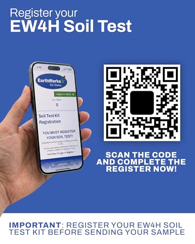 EarthWorks for Home Soil Test Kit, pH and Nutrient Lab Analysis, 1 kit