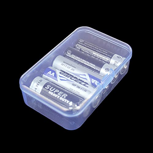12 Pieces Mini Rectangular Plastic Storage Boxes, Blue, 3.3x2.2x1 inch - color: Blue, size: 3.3 x 2.2 x 1 in