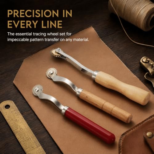 3 Pcs Tracing Wheel Sewing Tool Set for Stitch Marking