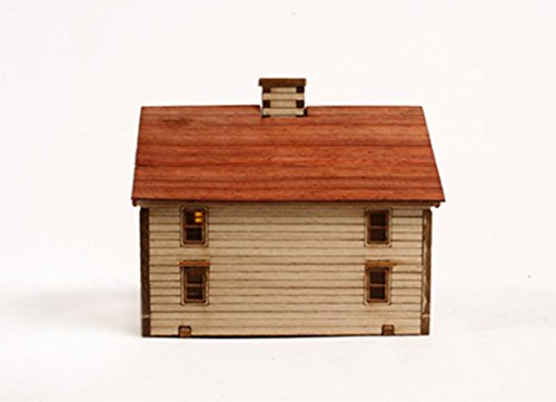 HO Serises Desktop Wooden Model Kit Western Farmhouse YM623