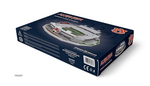 Pro Lion 3D Jigsaw Puzzle of Jordan-Hare Stadium - 82 Pieces | 2 Hour Build Time | Home of Auburn Tigers | NCAA College Football Gifts for Boys, Men & Kids Aged 8 & Up | Games for Tiger Fans - color: Home of Auburn Tigers