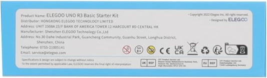 ELEGOO UNO R3 Basic Starter Kit with Tutorial Compatible with Arduino IDE