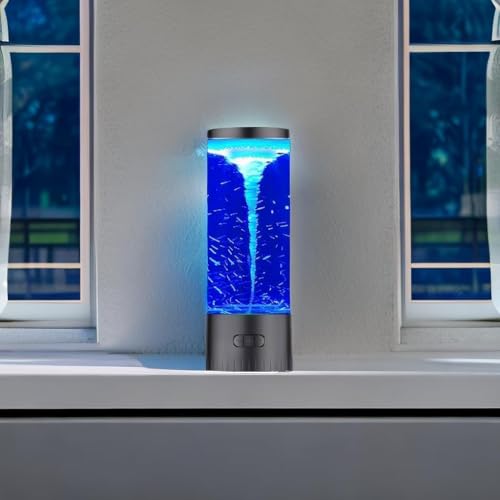 COLORLIFE Twister Water Vortex Lamp - size: Black 3.6*3.6*8.5