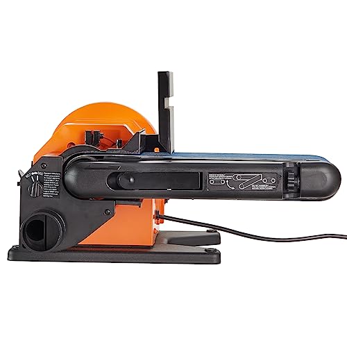 VEVOR Professional 4 x 36 in. Belt Sander with 8" Disc Sander, 5A Induction Motor Cast Aluminum Worktable for Woodworking, Metalworking - size: 8" Disc & 4" x 36" Belt Sander Combo