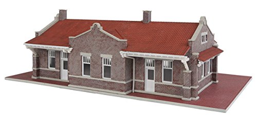 Walthers Cornerstone Brick Mission Style Depot Train - style: Brick Mission-Style Santa Fe Depot