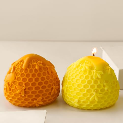 Honeycomb Silicone Cylinder Mold for Resin Casting & Candle Making - color: jh-honeycomb-5172