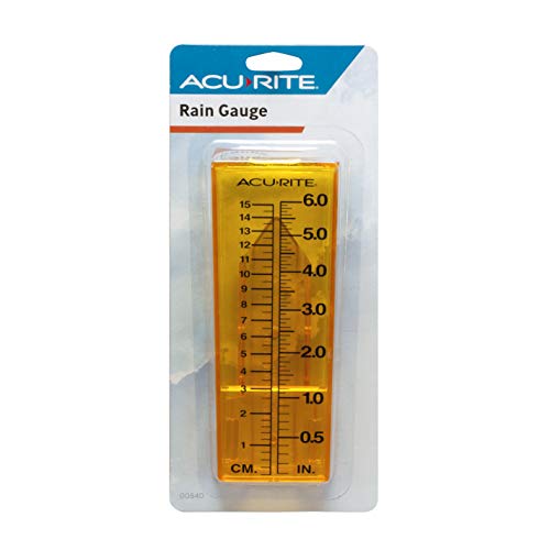 AcuRite (00840A1 6" Capacity Yellow Rain Gauge
