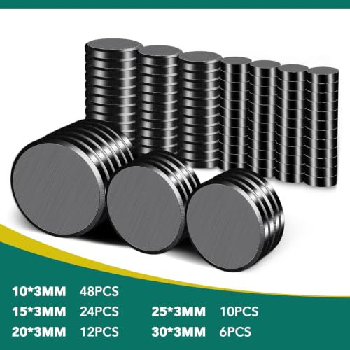 TRYMAG Magnets for Crafts 100pcs Science Education Magnets Magnetism Kits - size: 5 Size-100Pcs