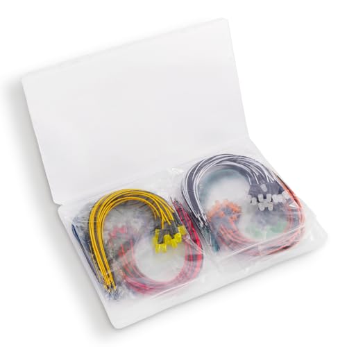 120Pcs (6 Colors × 20Pcs) 5MM Pre Wired 12V LED Diodes