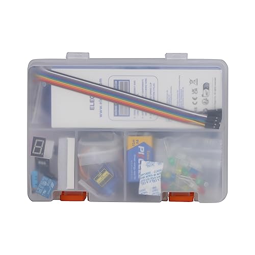 ELEGOO UNO Project Kit and 120pcs Dupont Wires, for Breadboard Circuits, Prototyping, STEM Labs and Electronics Practice