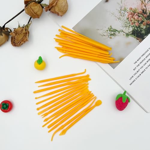 14-Piece Plastic Clay Carving & Modeling Tool Set (2 Sets,28-Piece) – DIY Polymer & Pottery Kit for Beginners