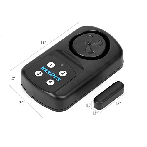 Hendun Pool Gate Alarm Outdoor with Remote, 140Db Waterproof Ip67, 2 Pack - color: 2 pack