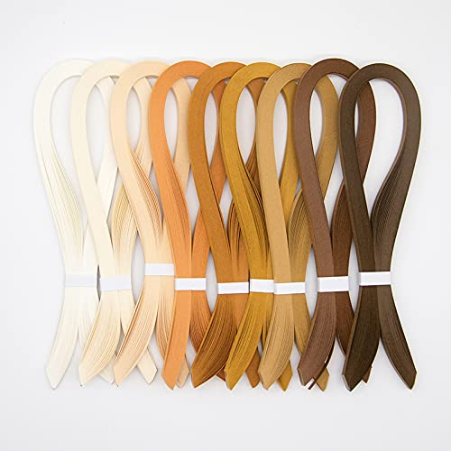 ODETOJOY White Quilling Paper Strips 7mm Crafts 1/4" Off White Cream Paper Quilling Set for Beginners Card Making Scrapbooking-120pcs, 54cm (Cream Off White) - color: Cream Off White
