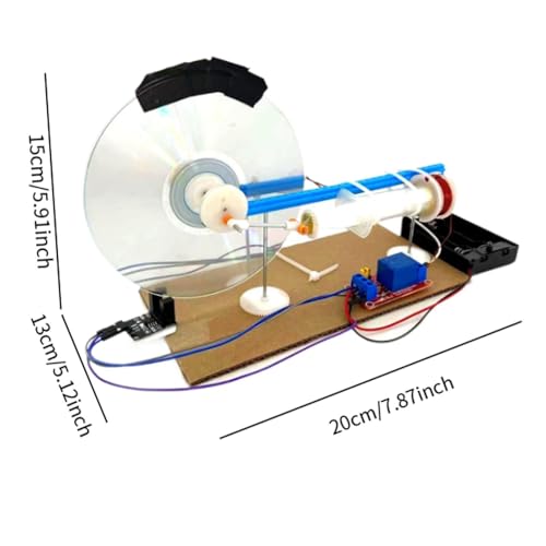 kowaku Electromagnetic Engine DIY Electric Model STEM Motor Kit Toy Assembly Set with PP Material and Simple Wiring Suitable for Kids Learning Parent Child