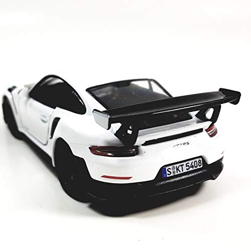 KiNSMART - 2010 Porsche 911 GT2 RS 1:36 Scale 5" Die Cast Metal Model Toy Sports Car Toy (White) - color: White