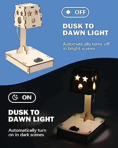 STEM Science Kits for Kids 8-10-12, Toys for Ages 8-13, Gifts for 8 9 10 11 12 13 Year Old Boys and Girls, Wooden 3D Puzzles, Educational Projects, Crafts Building Kits