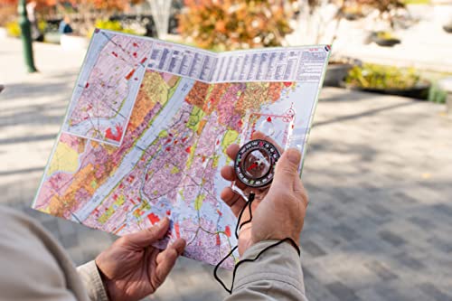 TurnOnSport Orienteering Compass - Advanced Scout Compass for Hiking, Camping, and Backpacking - Best Survival Gifts for Kids