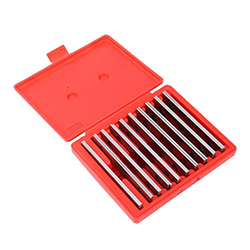 10 Pairs Precision Parallel Set 1/8" Thin Steel