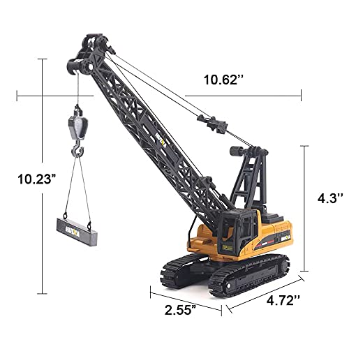 Gemini&Genius 1/50 Crawler Crane Construction Vehicle Toy Engineering Model