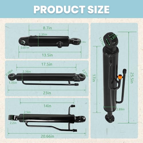 Mini Excavators Hydraulic Boom Cylinder Set Fit for AGT H12 H15