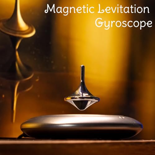 Magnetic Levitating Spinning Top, Floating Gyroscope Desk Toy