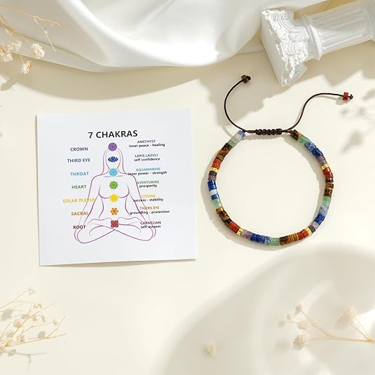 Crystals and Healing Stones Set, Chakra Healing Crystals, 7 Chakra Stones Set, Chakra Bracelets, Rose Crystal Wand and Ball, Reiki Energy Balance and Protection, Relief Anxiety Stress Gifts for Women - color: Colorful (Set 13)