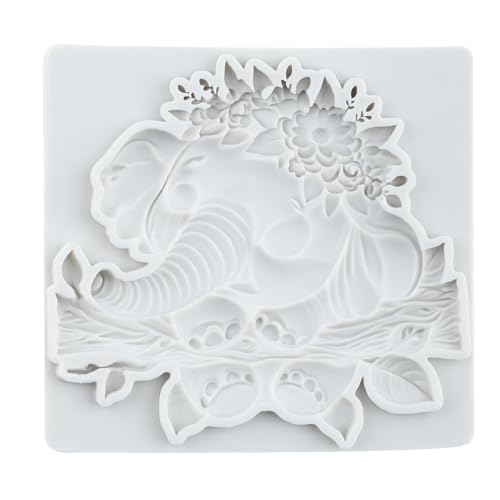 Elephant Silicone Mold Elephant Head Polymer Clay Molds - color: Style ZD