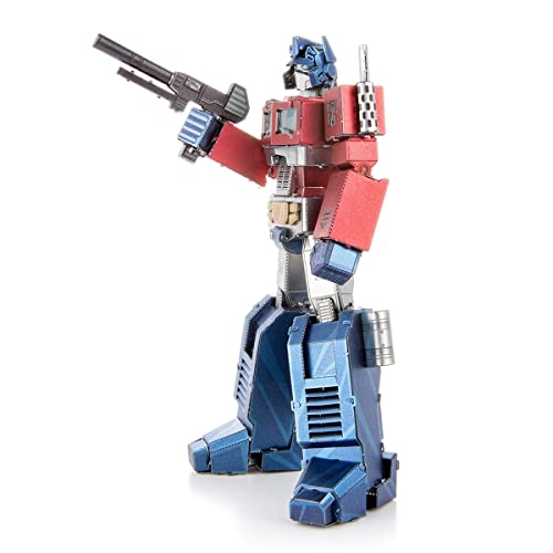 Metal Earth Fascinations Transformers Optimus Prime Color 3D Metal Model Kit