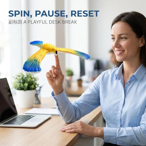 2Pcs Balance Bird with Clear Triangle Stand, Educational Physics Gravity Demonstration, Science Kit