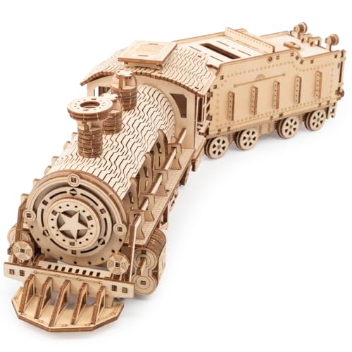 3D Puzzles Luxury Train Wooden DIY Building Model Kit - style: 3 Luxury Train