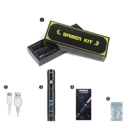 DAMIENSABER Upgrade Xenopixel 3.0 34 Sound Font Inner Core DIY Light Saber Electronics Soundboard Infinite Colour Smooth Swing Motion Control Internals Build Your Own Light Saber Kit