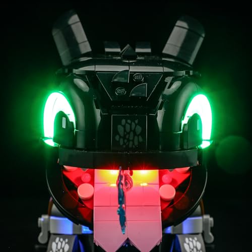 LED Light Set Compatible with Lego How to Train Your Dragon: Toothless Icons 10375 Building Blocks Model - Model Set NOT Included