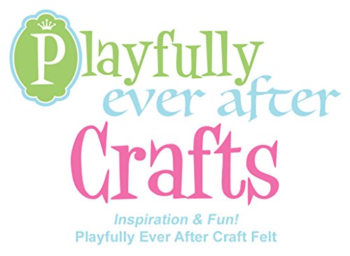 Playfully Ever After Red Craft Felt Circles (1 Inch - 200 pc) - size: 1 Inch - 200 pc